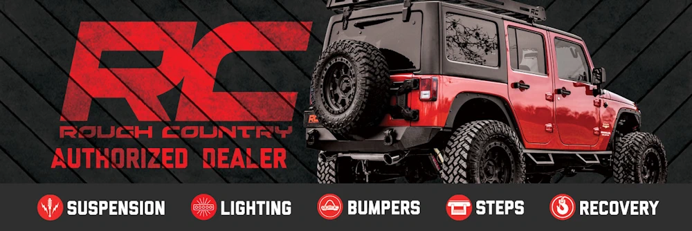 We are a Rough Country Authorized Dealer